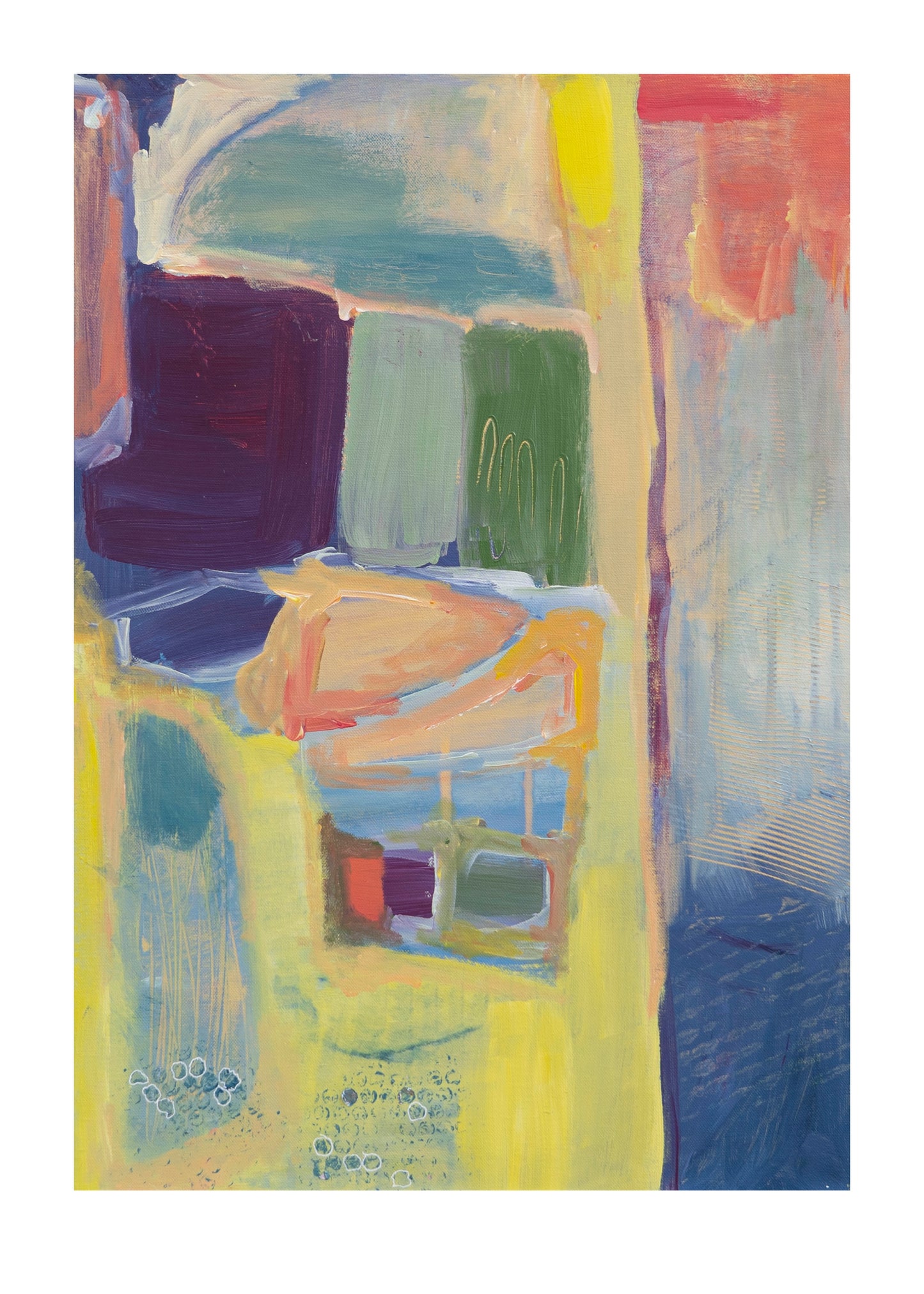 Composed - Fine Art Print av originalmålning av Meeling
