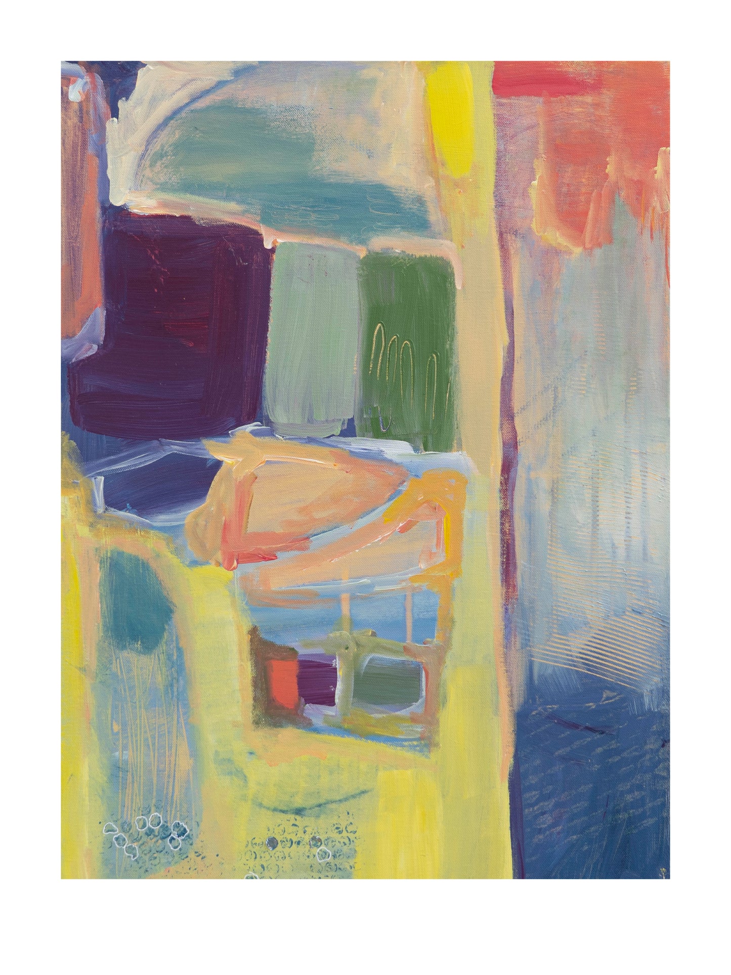 Composed - Fine Art Print av originalmålning av Meeling