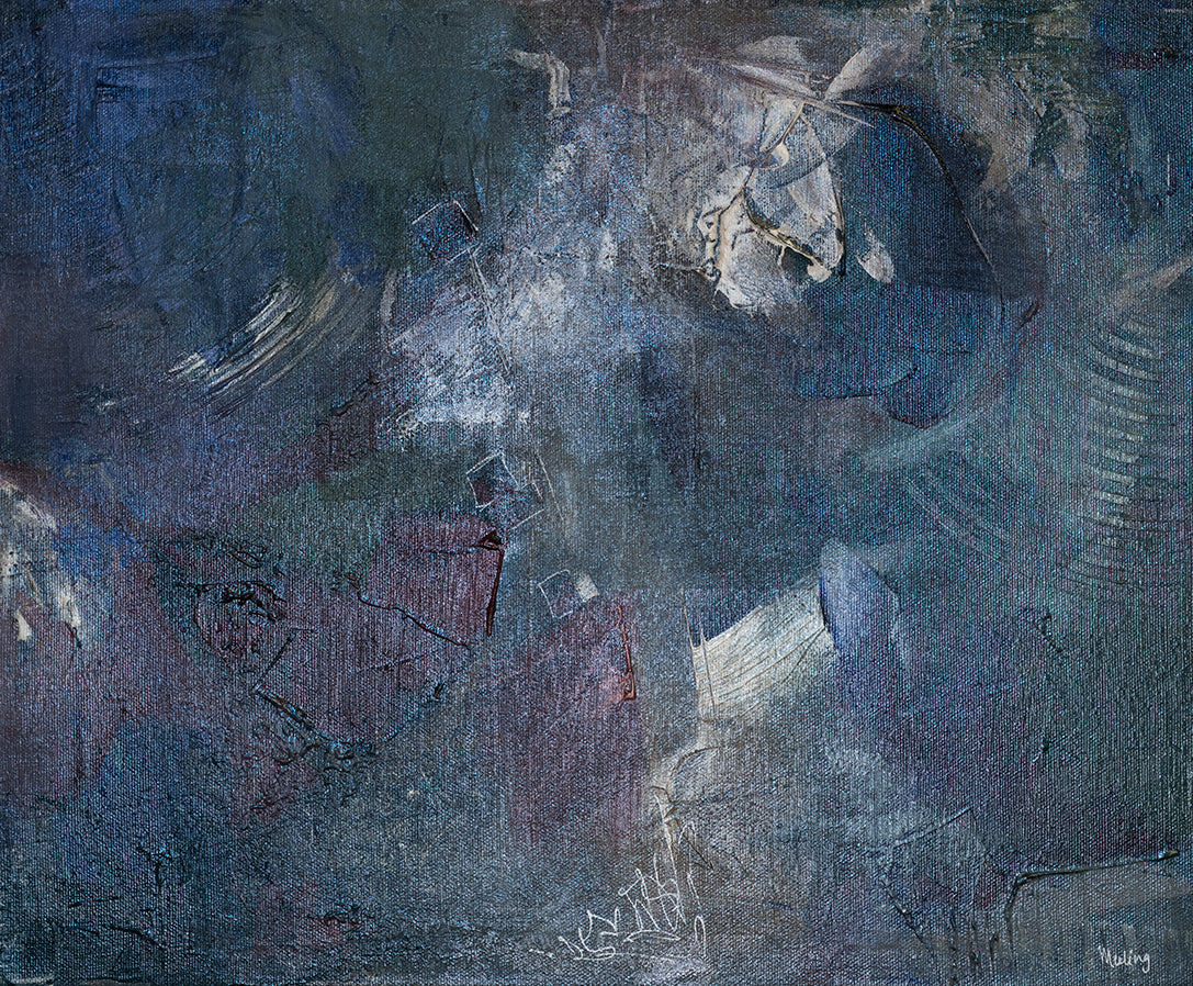 Pinocchio - Abstraktes Originalgemälde in Acryl von Meeling