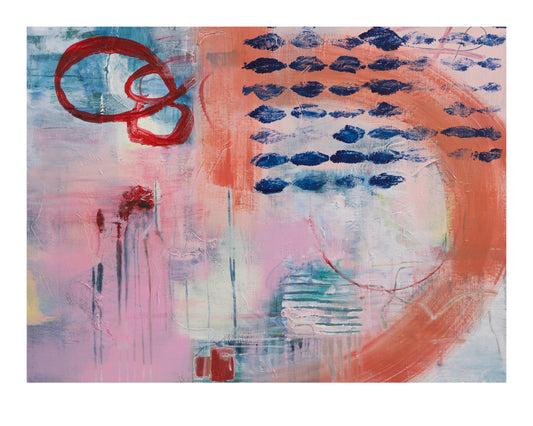 Connected - Fine Art Print av originalmålning av Meeling