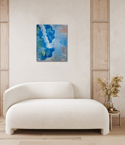 Reflection - Abstrakte original-Gemälde von Meeling