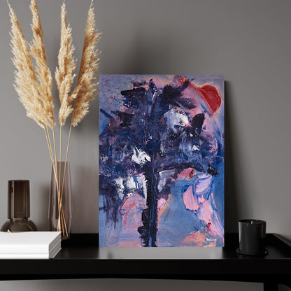 Red Hat - Abstraktes Originalgemälde von Meeling