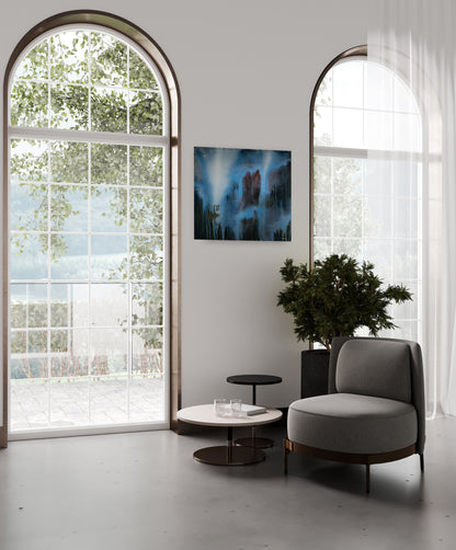 Mystic - Abstraktes Original-Acrylgemälde von Meeling